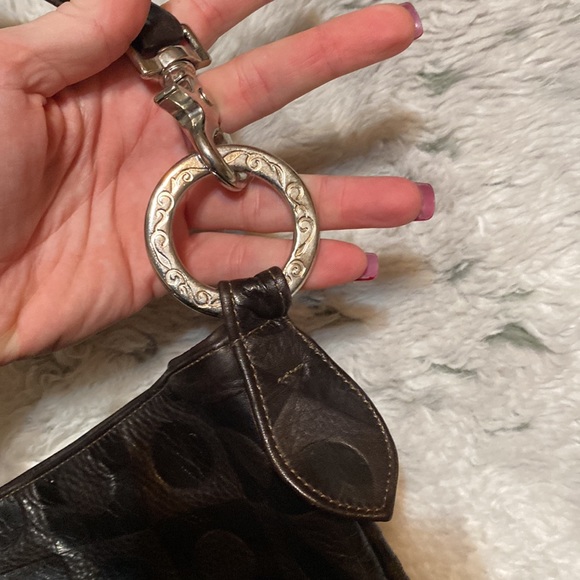 NWOT gorgeous Dark brown leather handbag - Picture 9 of 16